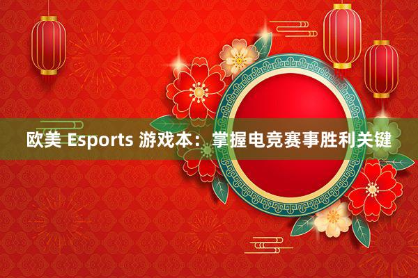 欧美 Esports 游戏本：掌握电竞赛事胜利关键