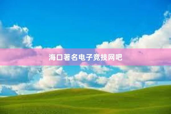 海口著名电子竞技网吧