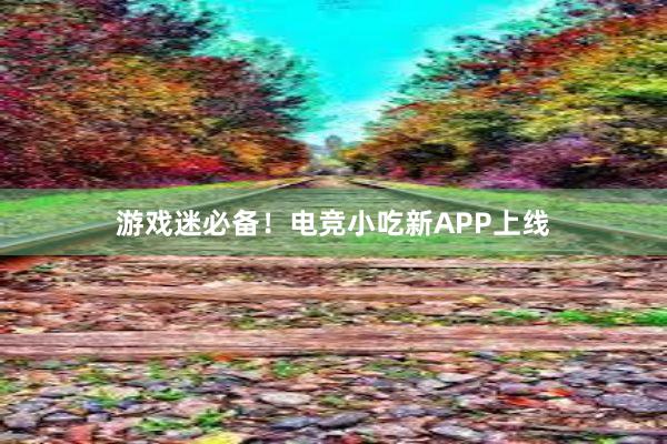 游戏迷必备！电竞小吃新APP上线